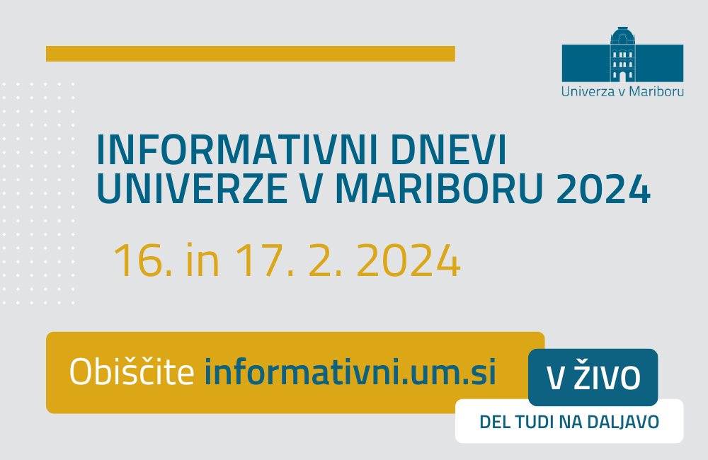 Informativni Dnevi Na Univerzi V Mariboru 2024 Filozofska Fakulteta Um
